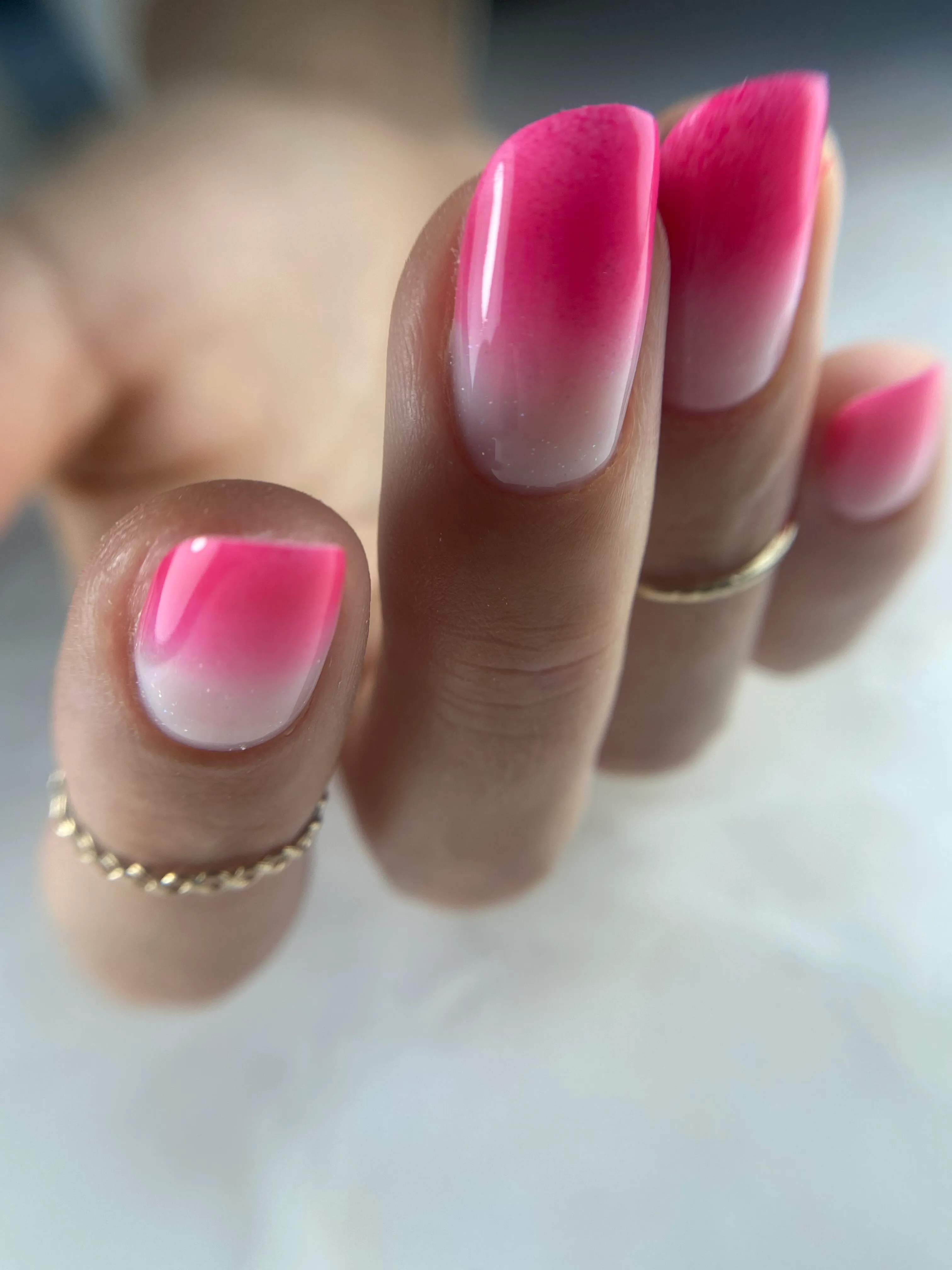 Ombré techniek nagels